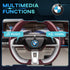 BMW i4 Licensed 12V Kids Electric Ride-On Car, White, Red and Light Blue