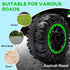 12V Ride-On Quad Bike, with Music, Horn, LED Lights, for Ages 3-5 Years, Green