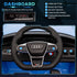 Audi Licensed 12V Kids Electric Ride-On, with Remote Control, Suspension System, Lights, Music, Motor - Blue