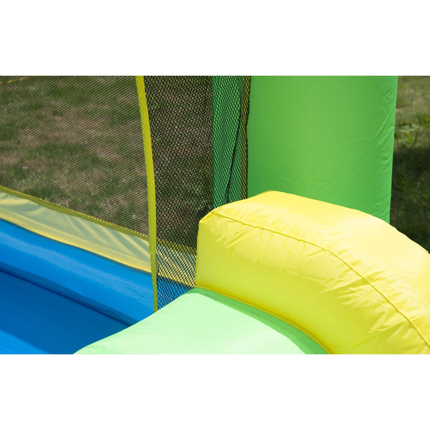 Nylon Inflatable Bouncy Castle Multi-Colour With Blower