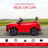 Audi RS Q8 Licensed Electric Car for Kids, 6V Kids' Electric Ride on with Remote Control, 7Ah Big Battery, Lights Bluetooth, Music USB MP3, for 3-5 Years Old, Red
