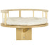 Wall-Mounted Cat Shelf with Cushion, Guardrails, 34 x 34 x 10.5cm
