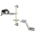 Three-Piece Wall-Mounted Cat Shelves, with Hammock, Ladder, Platforms, Scratching Post - Grey