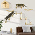 8 Piece Cat Shelves Set, with Cat House, Three Perches, Three Scratching Posts