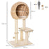 Cat Tree for Indoor Cats 100cm Kitten Climbing Tower Activity Center with Sisal Scratching Post Condo Perch Hanging Balls Teasing Rope Toy Cushion