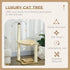 Cat Tree, with Scratching Posts, Hammock, Toy Ball - Beige