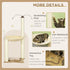 Cat Tree, with Scratching Posts, Hammock, Toy Ball - Beige