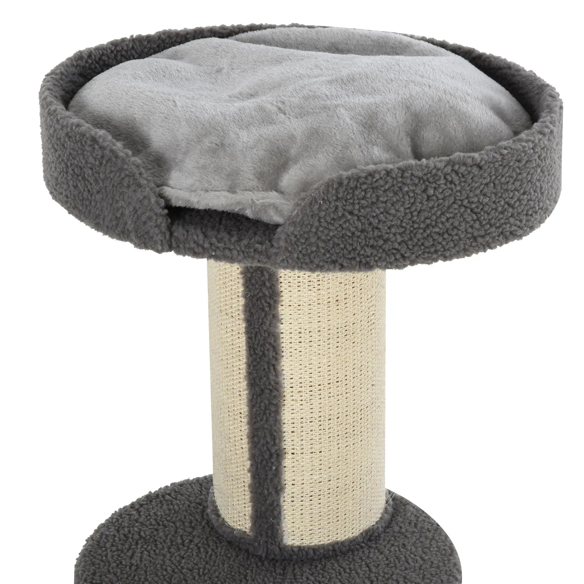 91cm Cat Tower Scratching Posts Cat Tree for Indoor Cats Kitten Activity Centre Grey