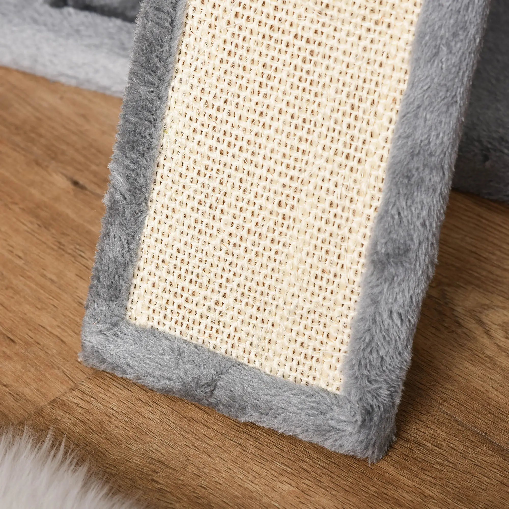 Cat Tree Tower for Indoor Cats, 111cm Kitten Activity Centre with Scratching Post Pad Hammock Condo Bed Ball Toy, Grey