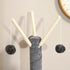 121cm Cat Tree Tower for Indoor Cats Kitten Activity Centre Scratching Post with Bed Tunnel Perch Interactive Ball Toy Grey