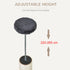 Floor to Ceiling Cat Tree for Indoor Cats Play Tower Climbing Activity Center Scratching Post Platforms Condo Adjustable Height 220-265cm Dark Grey