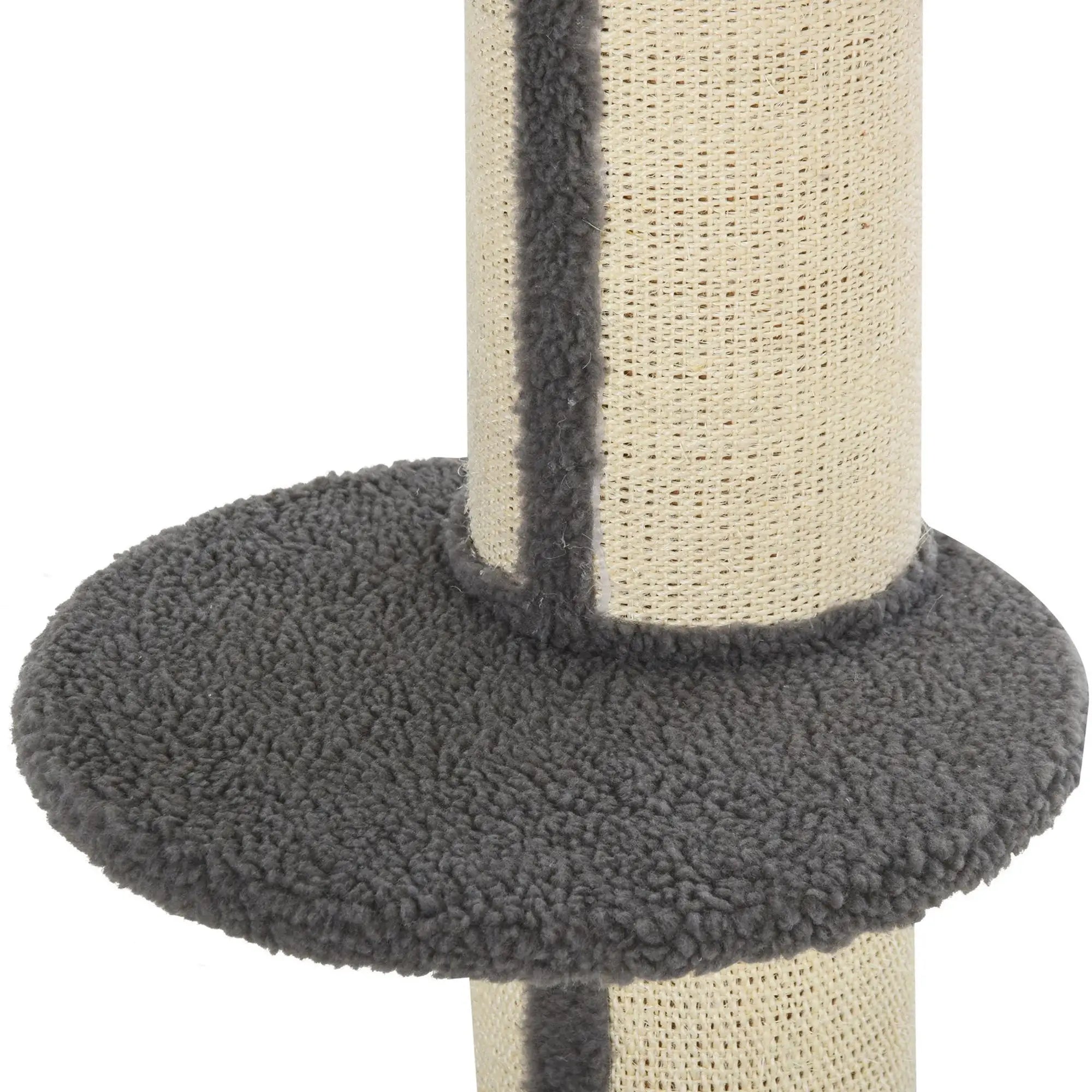 91cm Cat Tower Scratching Posts Cat Tree for Indoor Cats Kitten Activity Centre Grey