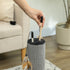 78cm 2-in-1 Cat Scratching Post with 3 Toy Feathers, Black