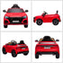Audi RS Q8 Licensed Electric Car for Kids, 6V Kids' Electric Ride on with Remote Control, 7Ah Big Battery, Lights Bluetooth, Music USB MP3, for 3-5 Years Old, Red