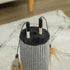 78cm 2-in-1 Cat Scratching Post with 3 Toy Feathers, Black