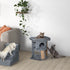 Cat Tree Tower for Indoor Cats CScratching Post Climbing Activity Centre w/Jute Scratching Pad, Toy Ball, Cat House - Grey