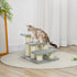 Pet Stairs 3-step Pet Ladder Cat dog Stairs Climb Ladder Cat Tree, Grey