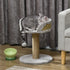 Cat Tree Tower with Scratching Posts, Grey