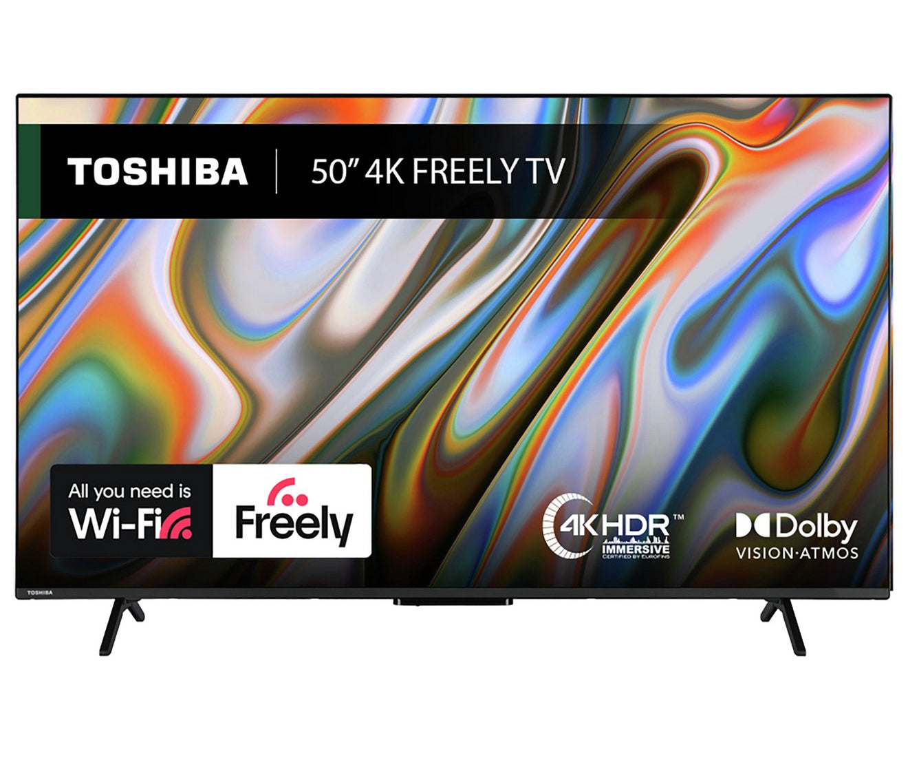 **£5 RAFFLE** Toshiba UV2F53DBU 50" 4K Ultra HD Smart Freely TV [2024] - 50UV2F53DBU