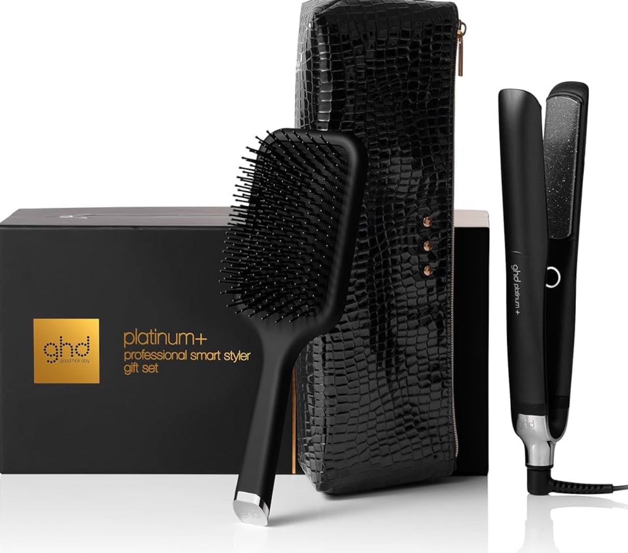 **£1 RAFFLE** GHD Platinum+ Hair Straightener & Professional Styler - More Strength, Shine & Colour Protection - for All Hair Types