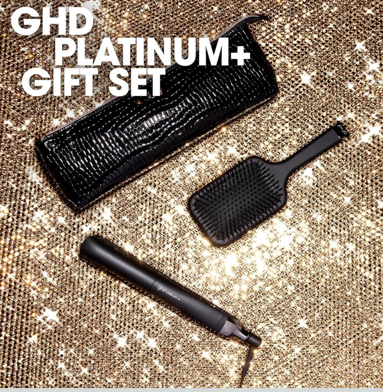 **£1 RAFFLE** GHD Platinum+ Hair Straightener & Professional Styler - More Strength, Shine & Colour Protection - for All Hair Types