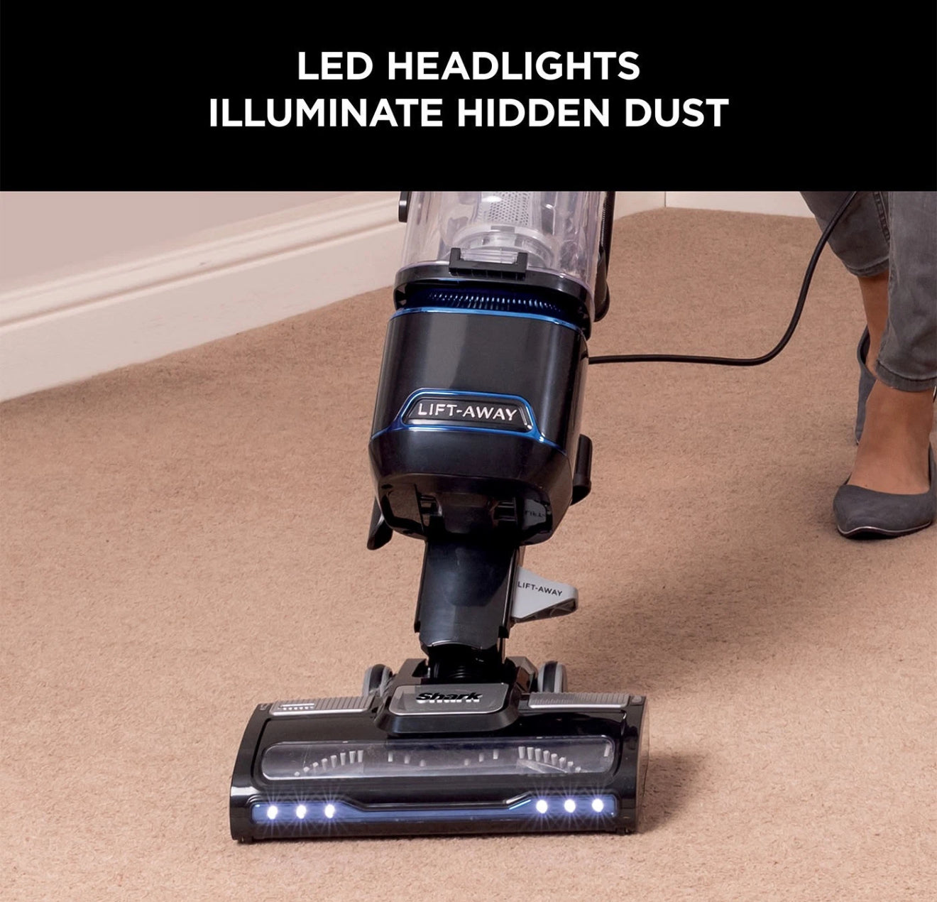 **£1 RAFFLE** NV602UK Series Shark® Corded Upright Vacuum with Lift-Away