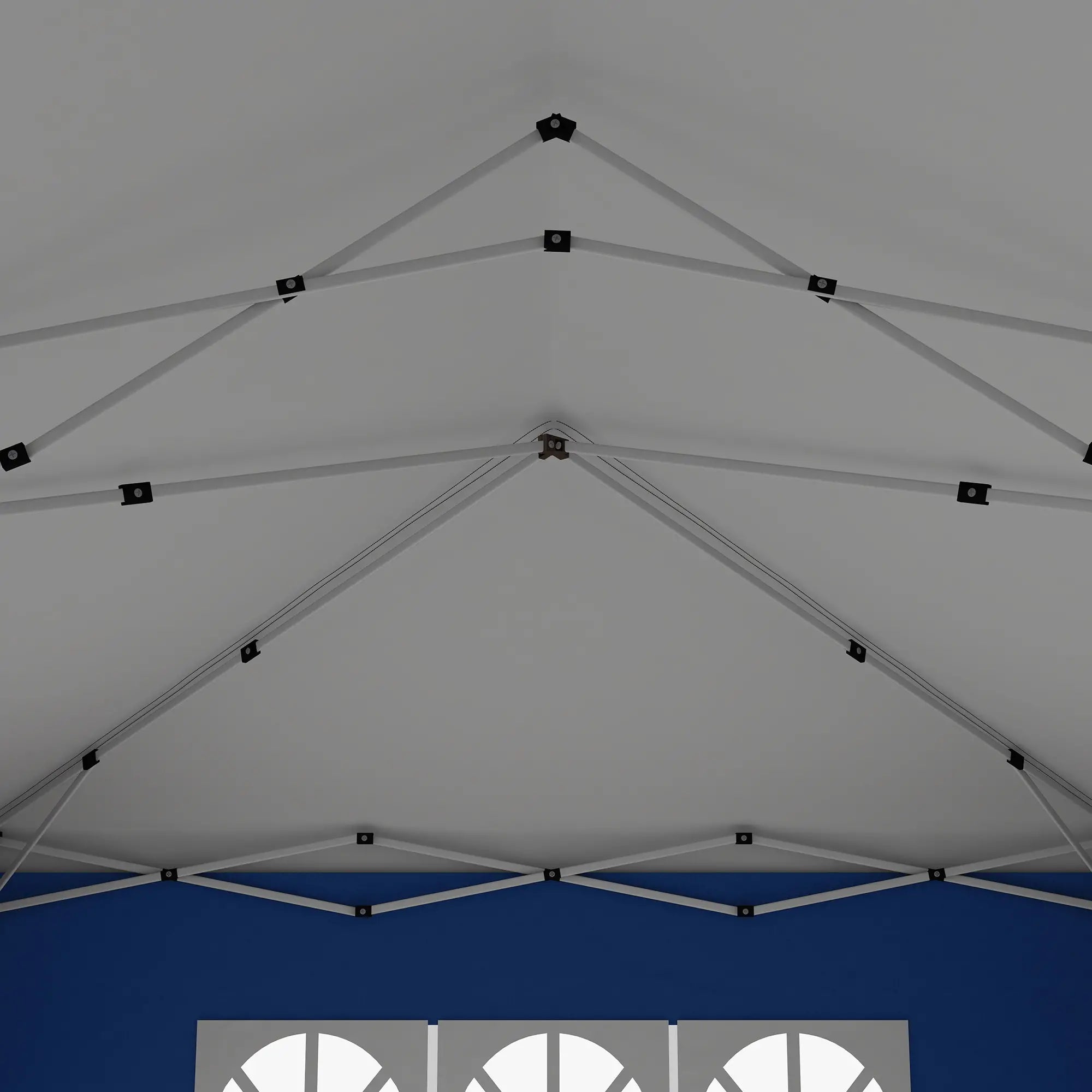 3 x 6 m Garden Pop Up Gazebo, Wedding Party Tent Marquee, Water Resistant Awning Canopy with Sidewalls, Windows, Carry Bag, Blue