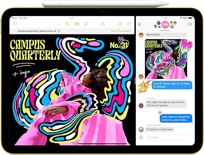 **£5 RAFFLE** Apple iPad 11-inch: A16 chip, 11-inch Model, Liquid Retina Display, 128GB, Wi-Fi 6, 12MP Front / 12MP Back Camera, Touch ID, All-Day Battery Life — Silver
