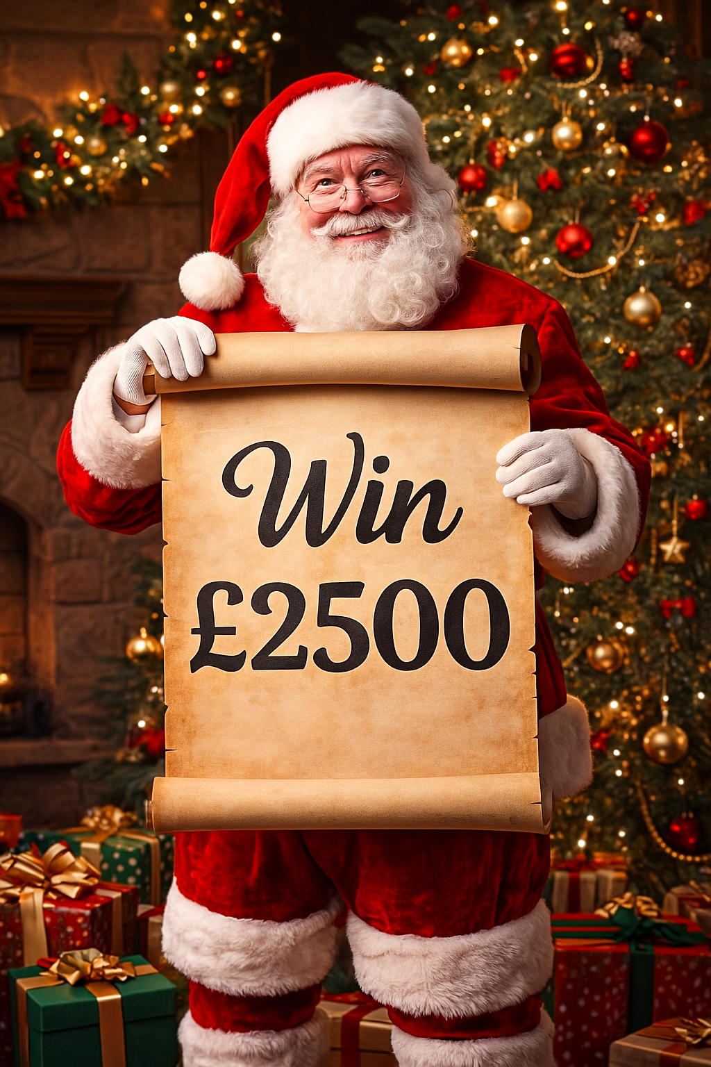 **£10 Raffle** £2500 Christmas Cash