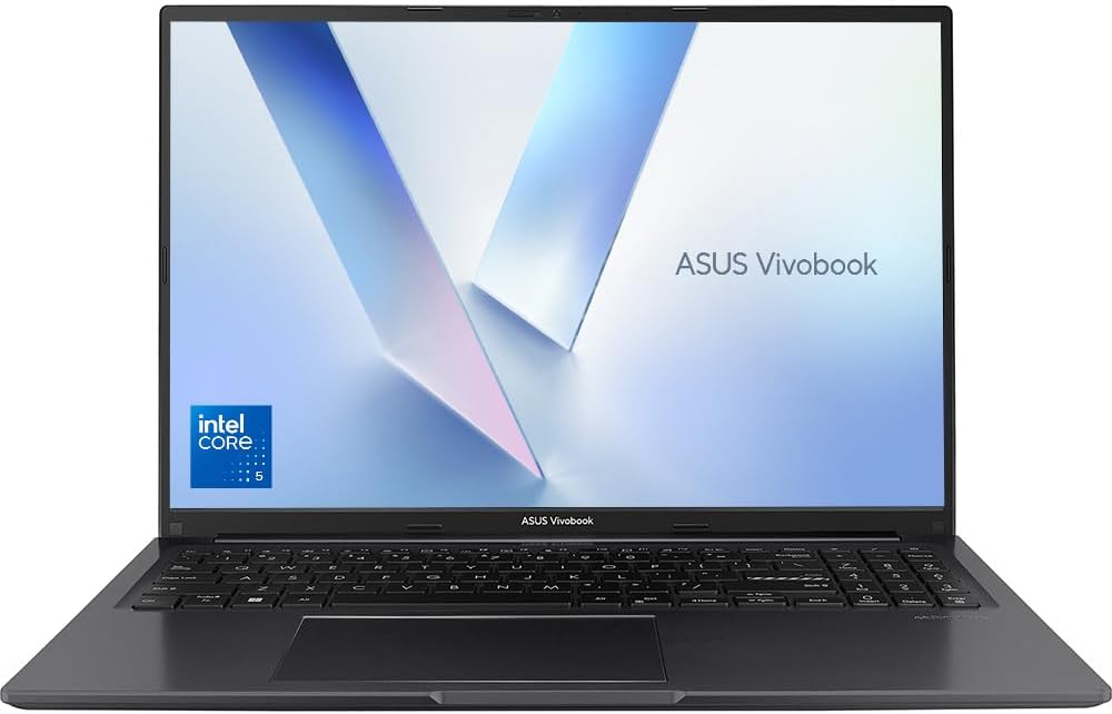 **£1 RAFFLE** ASUS Vivobook 16 X1605VA Laptop | 16.0" WUXGA 16:10 Screen | Intel Core 5-120U | 16GB RAM | 512GB PCIe SSD | Windows 11 | Black