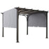 3 x 3(m) Outdoor Pergola, Garden Pergola Gazebo with Adjustable Canopy, Grey