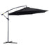 3 m Banana Parasol-Black