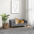 Dog Sofa Bed w/ Soft Cushion for Medium Dogs - Grey