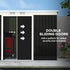 9ft x 4ft Metal Garden Shed, Outdoor Tool House with Foundation Kit, Ventilations and Double Doors, Dark Grey