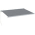 4x3m Full Cassette Electric/Manual Retractable Awning with Remote Controller, Sun Canopies for Patio Door Window with Remote Controller, Grey
