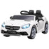 Benz SLC 300 Licensed 12V Kids Electric Ride On, with Music, Remote Control, LED Headlights, Horn, White