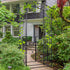 Garden Outdoor Entrance Arch with Door Outdoor Patio Decoration for Rose Trellis Arbour Climbing Plant 131L x 49W x 200Hcm