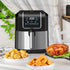 6.5L Single Basket Air Fryer, 80-200°C Temperature, Black and Grey Bargain Clearance Centre