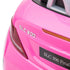 Benz SLC 300 Licensed 12V Kids Electric Ride On, with Music, Remote Control, LED Headlights, Horn, Pink