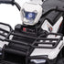 12V Kids Quad Bike with Forward, Reverse Functions, Ride-On ATV w/ Music, LED, Headlights, for Ages 3-5 Years - White