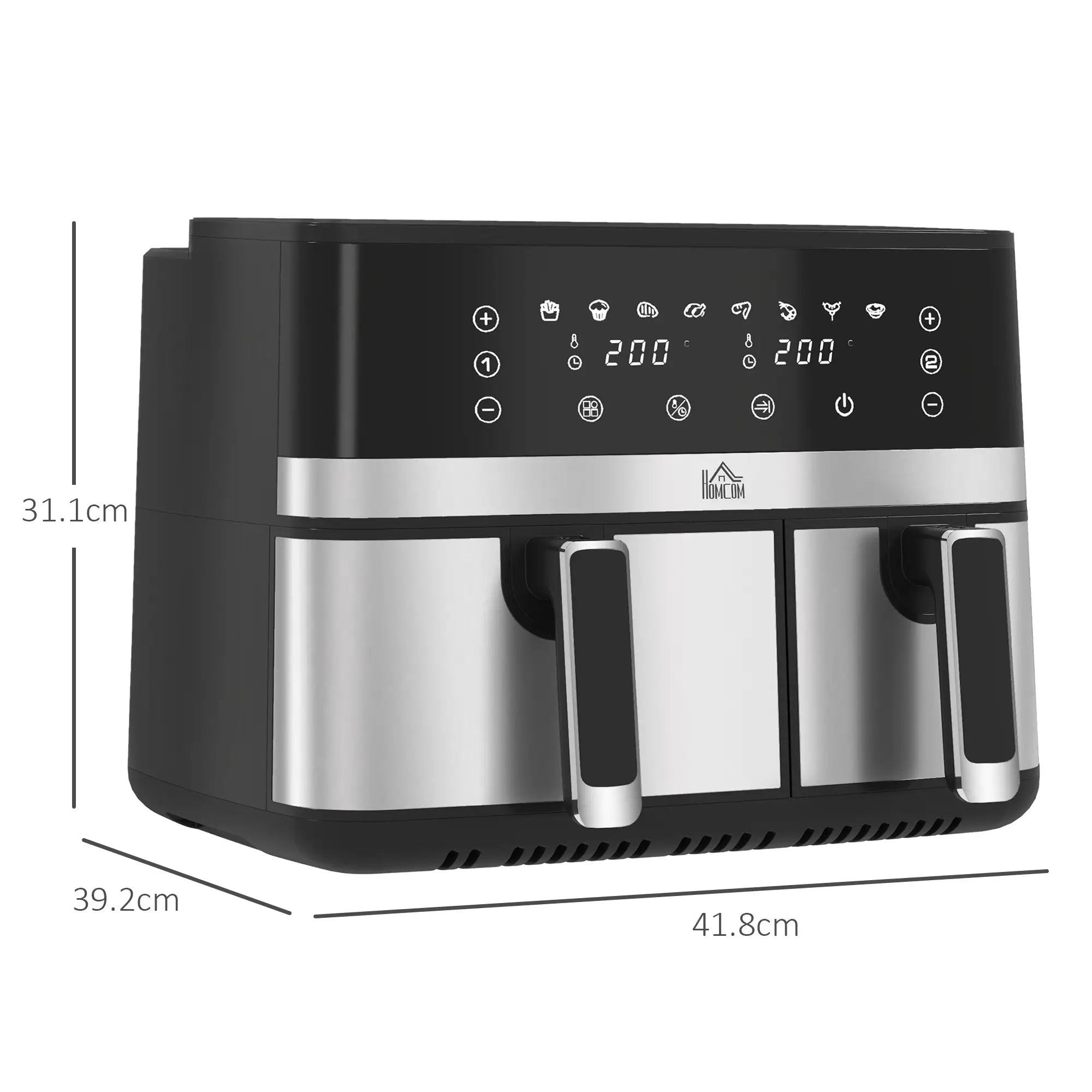 8.5L Dual Basket Air Fryer, with Sync and Multi-Menu Cooking Bargain Clearance Centre