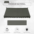 3x1.5m Adjustable Outdoor Aluminium Frame Awning Grey