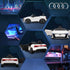 Audi Licensed 12V Kids Electric Ride-On, with Remote Control, Suspension System, Lights, Music, Motor - White