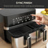 8.5L Dual Basket Air Fryer, with Sync and Multi-Menu Cooking Bargain Clearance Centre