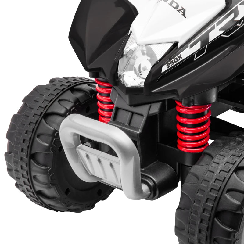 Honda Licensed Kids Electric Quad Bike, 6V ATV Ride On for Ages 1.5-3 Years, Black