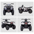 12V Kids Quad Bike with Forward, Reverse Functions, Ride-On ATV w/ Music, LED, Headlights, for Ages 3-5 Years - White