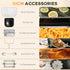 12L 8 in 1 Digital Air Fryer Oven with Roast, Bake, Dehydrate, 8 Preset Modes, Rapid Air Circulation, Timer, Inner Light, Memory Function, 1800W, Dish Wash Accessory, Black 4.9 Bargain Clearance Centre