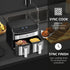Dual Zone Air Fryer, 10-in-1 8L with Sync Cook & Sync Finish, 60-Minute Timer for Oil Free & Low Fat Cooking, 2400W Bargain Clearance Centre