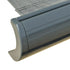 3.5x3m LED Light Full Cassette Case Electric/Manual Awning Door Window Sun Shade Patio Canopy Retractable w/ Remote Grey