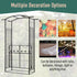 Garden Outdoor Entrance Arch with Door Outdoor Patio Decoration for Rose Trellis Arbour Climbing Plant 131L x 49W x 200Hcm